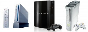 Wii, Playstation 3, Xbox 360